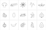 Kitchen & Cooking Icons, an Outline Icon by NatalieArtShop (Thumbnail 8 of 16)