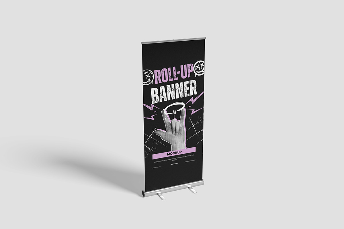 Roll-up Banner Mockup, an Advertising Mockup by Pikachudesign (Photo 5 of 5)