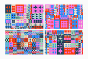Geometric Vector Backgrounds V03, a Background Graphic by dvtchk (Thumbnail 3 of 6)