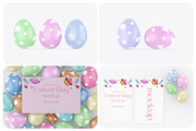 Easter Day Eggs & Card Mockups, a Mockup by Mockups Planet (Thumbnail 1 of 5)