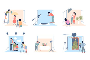 Photoshoot with photographer. People, a Person Illustration by LadadikArt