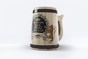 Wooden Beer Mug Mock-Up, a Product Mockup by DesignRushMarket (Thumbnail 6 of 9)