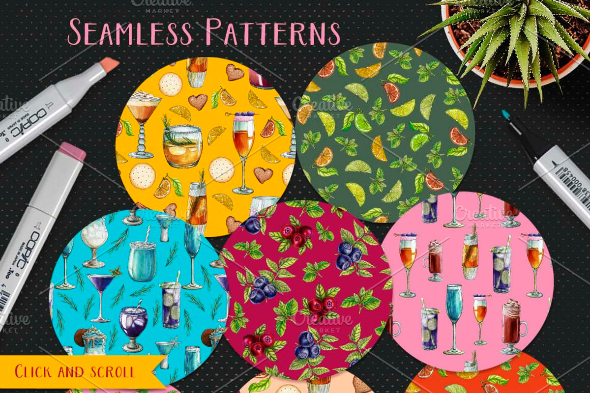 Cocktail Party Food Illustrations, a Food Illustration by Fluffy Unicorn (Photo 3 of 7)
