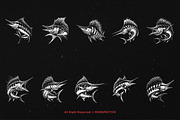 10 Bundle Dark Art Marlin Fish, an Illustration by Morspective (Thumbnail 6 of 7)