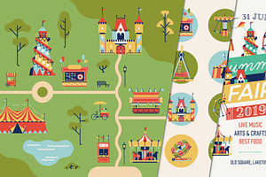 Attracted & Amused. Park graphics