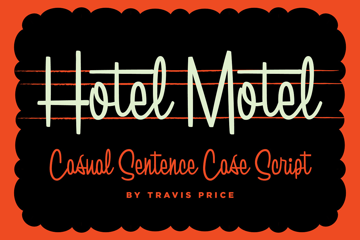 Hotel Motel Script Font, a Script Font by Price Foundry (Photo 1 of 17)