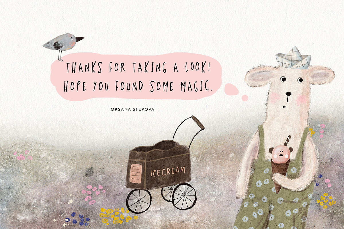 NOM NOM | 217+ elements, an Animal Illustration by Oksana Stepova (Photo 20 of 20)