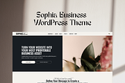 Copywritting WordPress Theme Sophia, a WordPress Template by Lovely Confetti (Thumbnail 3 of 5)