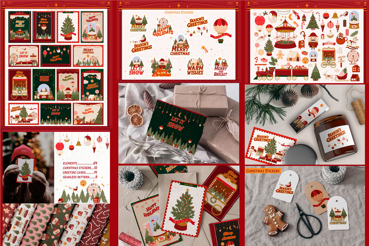 BIG Christmas BUNDLE, an Animal Illustration by Mio Buono (Photo 3 of 25)