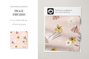 Piggy Dreams –Kids Seamless Patterns, a Pattern Graphic by PROTEA Watercolor Studio (Thumbnail 6 of 8)