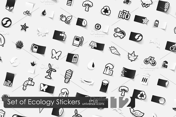 112 Ecology Stickers