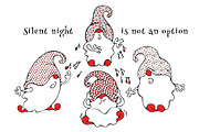 Christmas Gnome Clipart & Patterns, an Object Graphic by bubbled-rabbit (Thumbnail 2 of 16)