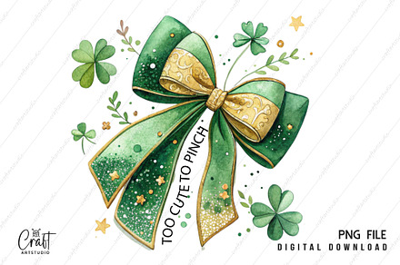 Too Cute To Pinch Coquette Bow PNG