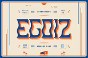 Egoiz Retro Display Font, a Serif Font by infernostudio3 (Thumbnail 1 of 11)