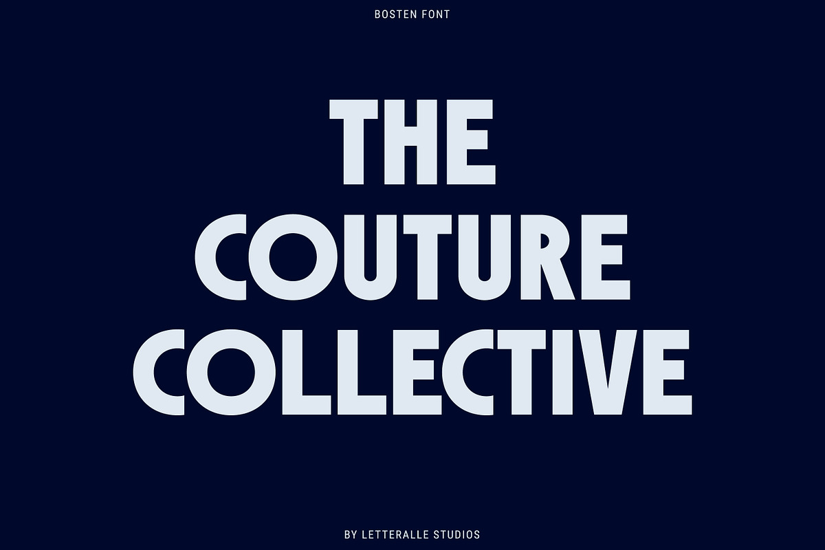 Bosten - Display Font, a Sans Serif Font by Letteralle Studios (Photo 11 of 12)