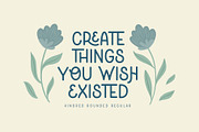 Kindred Handlettered Typeface, a Sans Serif Font by Rachel Kick (Thumbnail 3 of 9)