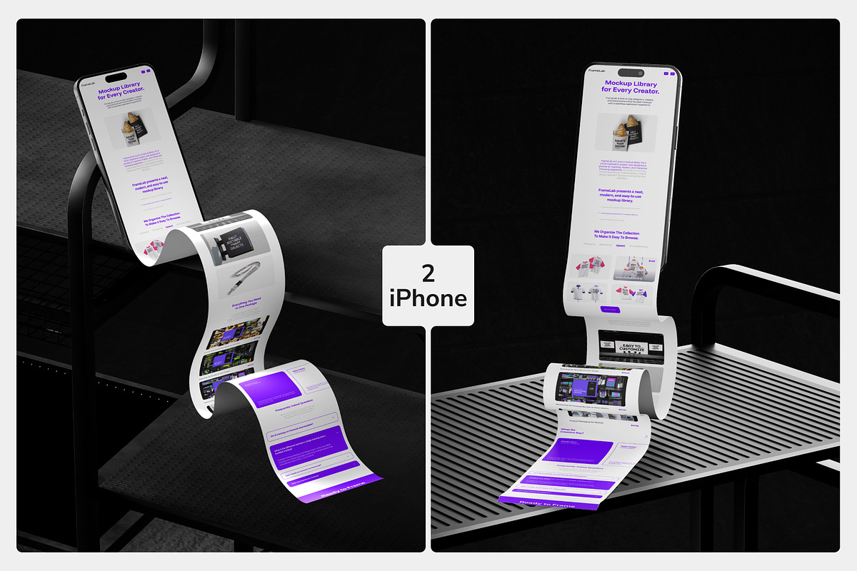 Device Longscroll – Mockup Bundle, a Product Mockup by Arvalamockup (Photo 8 of 11)
