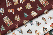 Winter Christmas Village, a Seasonal Illustration by heyiamalice (Thumbnail 8 of 16)