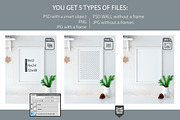 Christmas Frame Mockup Bundle, a Print Template by Yuri-U (Thumbnail 5 of 19)
