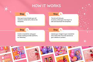 Orange Pink Email Templates