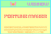 Fortune Maker font, a Font by weknow (Thumbnail 1 of 8)