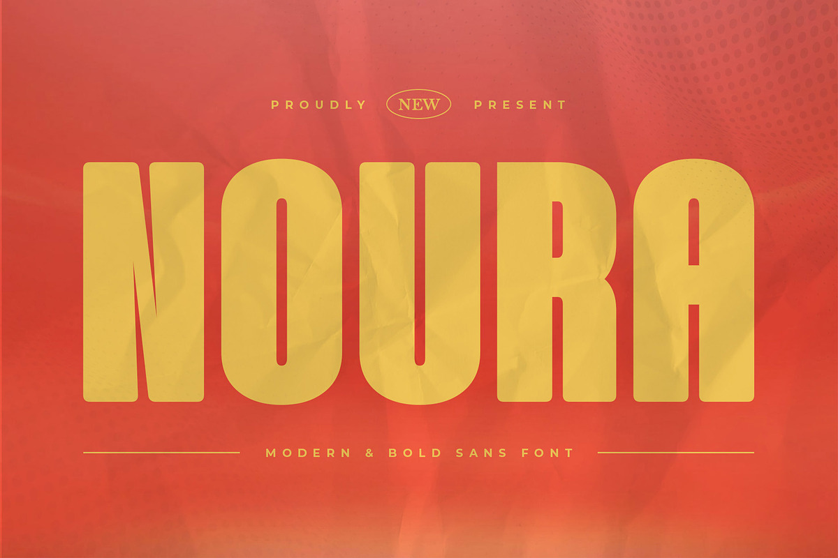 Noura, a Sans Serif Font by Almeera Std (Photo 1 of 6)