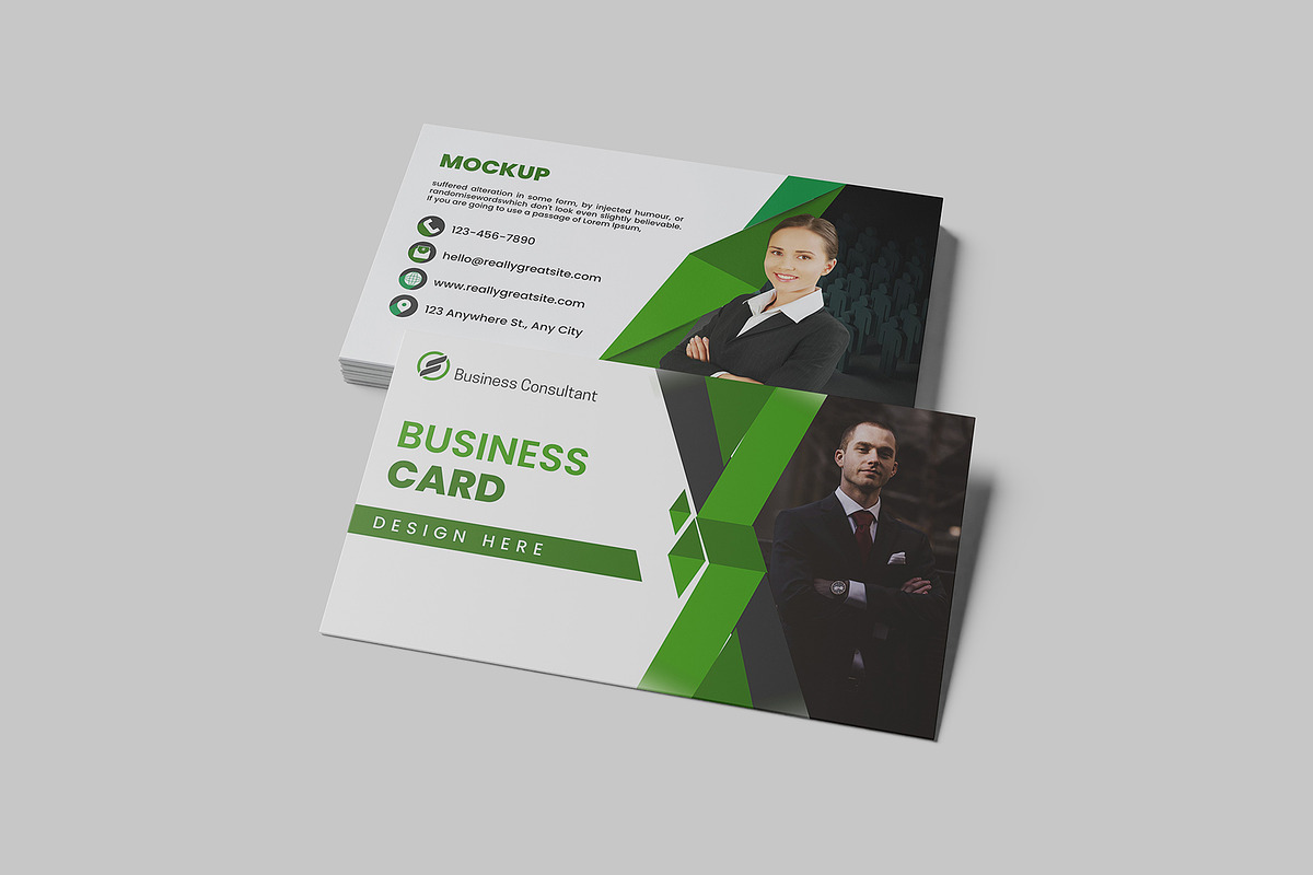 Business Card Mockup, a Print Template by Difa Design (Photo 7 of 12)