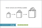 Minimal shop icons, an Outline Icon by Picture Window (Thumbnail 4 of 5)
