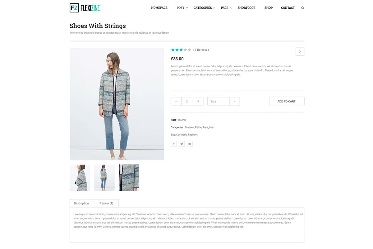 Flexi - PSD for Blog, Personal, News, a Websites & App Template by Digipieces (Photo 7 of 11)