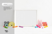 A4 Nursery Frame Mockup, a Print Template by Make Beautiful Things (Thumbnail 4 of 6)