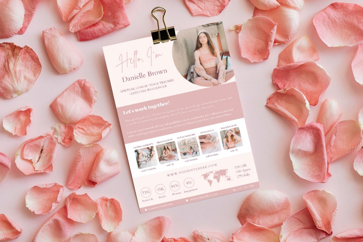 Spiritual Coach Media Kit Template, a Resume Template by Golden Horizons Studio (Photo 11 of 11)