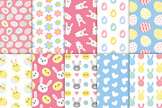 Easter patterns set, a Pattern Graphic by Swetsol (Thumbnail 2 of 9)