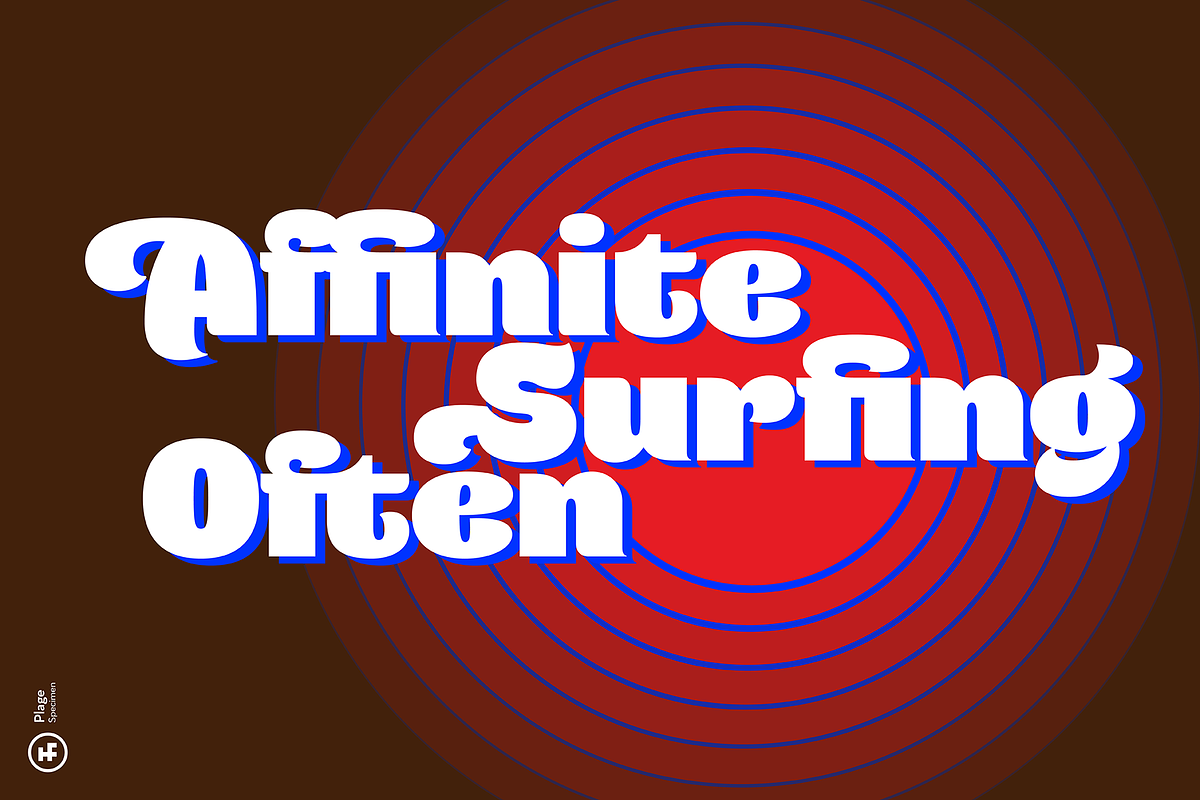 Plage Display, a Sans Serif Font by Hurufatfont (Photo 10 of 14)
