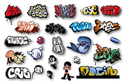 Graffiti Elements Vector Bundle, an Object Illustration by Vector Clash (Thumbnail 4 of 5)