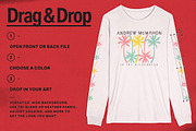 Long Sleeve Merch Mockup, a Merchandise Mockup by Brent Galloway (Thumbnail 2 of 5)