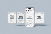 Social Post & Phone Screen Mockup, a Merchandise Mockup by Gatamotion (Thumbnail 3 of 5)