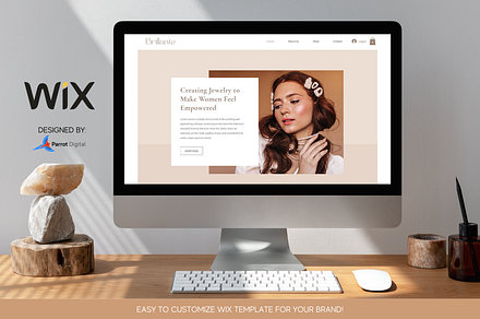 E-commerce Jewelry Website for Wix