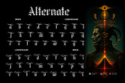 Magic Round Typeface, a Blackletter Font by alit design (Thumbnail 13 of 18)