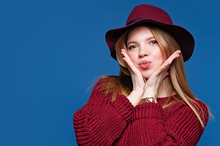 woman makes funny faces, a Person Photo by Elena Vagengeim