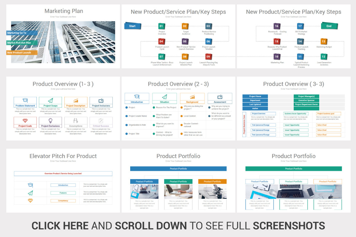 Marketing Plan Google Slides, a Presentation Template by OceanArt (Photo 5 of 17)
