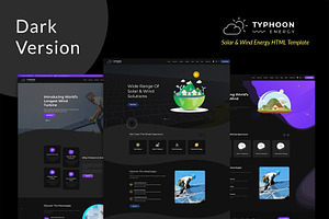 Typhoon - Solar & Wind Energy HTML