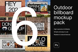 Outdoor Billboard Mockup Pack