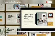 Earning - Sales Deck PowerPoint, a Presentation Template by MtvtdArt (Thumbnail 1 of 6)