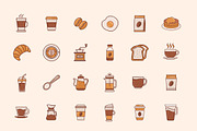 Coffee Culture Icons Set, a Templates & Theme by studiogstock (Thumbnail 1 of 4)