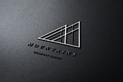 Mountains. Linear geometric logo, a Branding & Logo Template by le-genda (Thumbnail 9 of 14)
