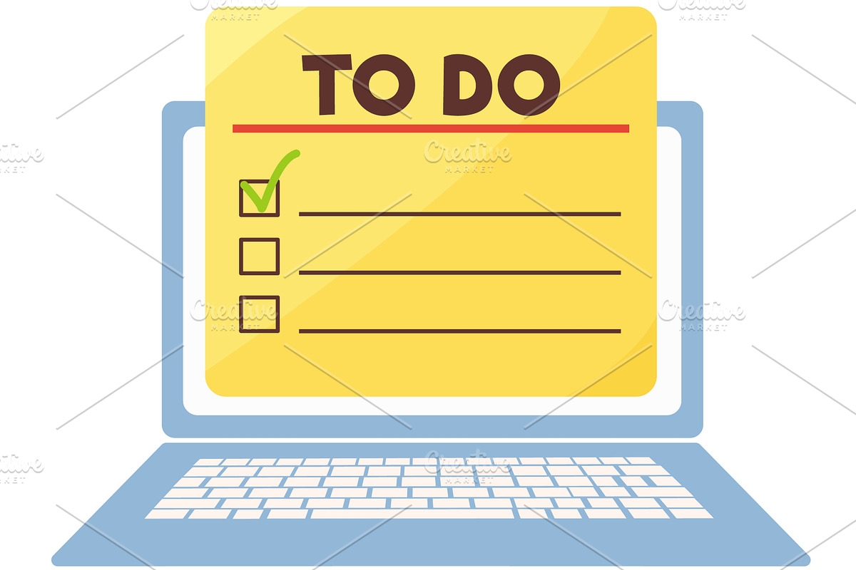 Program for planning schedule and, a Technology Illustration by robuart