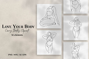 Curvy Bodies Clipart, a Person Illustration by Teresa Art Store (Thumbnail 1 of 11)