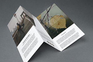 Cosmic Trifold Brochure Template