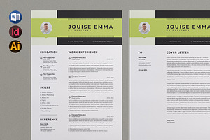 Professional Resume/CV | Word & EPS, a Resume Template by HiveArts