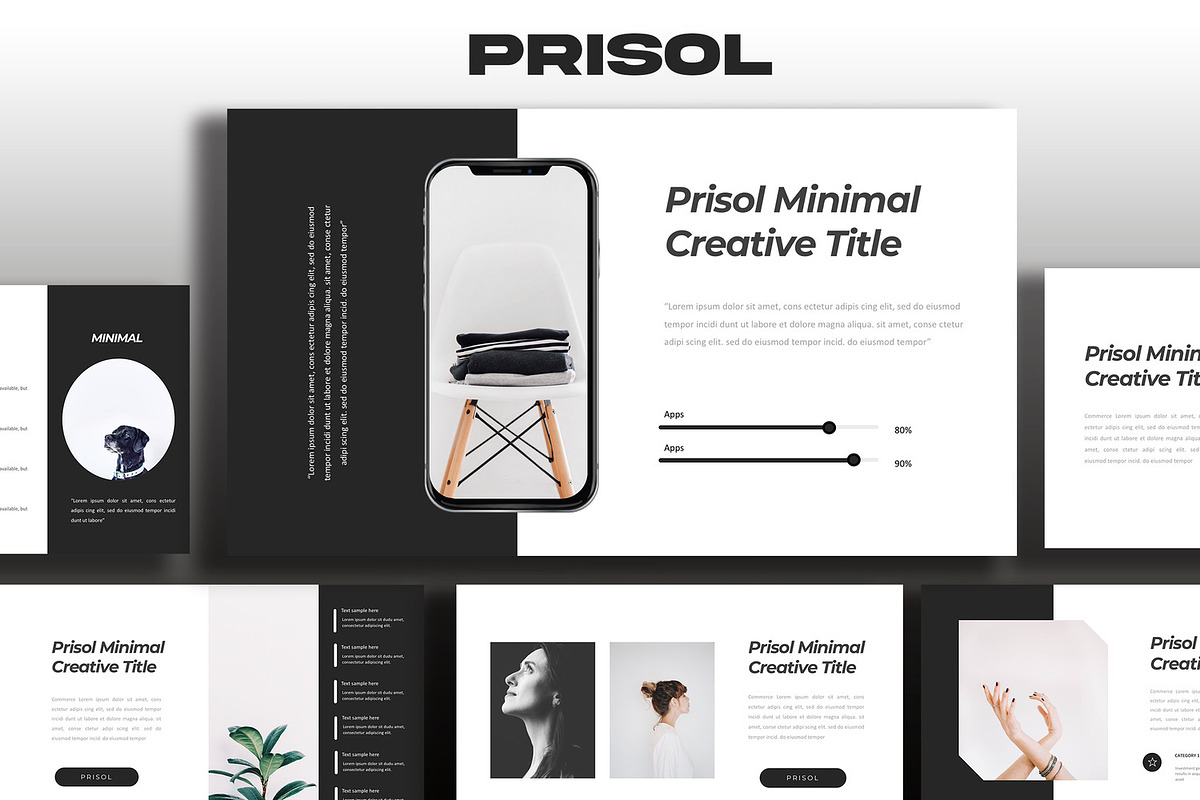 Prisol Minimal Keynote, a Presentation Template by Infinity Vector Studio (Photo 3 of 5)